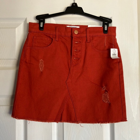 Old Navy Skirts Rust High Rise Mini Skirt Poshmark